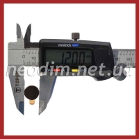 Магнит самоклейка Ø D12 mm х H1 mm (3м) на фото 3