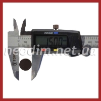 Магнит самоклейка Ø D15 mm х H1 mm (3м) фото 3