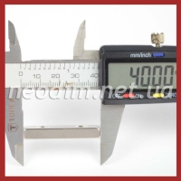 Магнит под потай 40x12x6mm-7/3.5mm х 2 отвер.