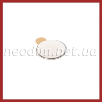 Магнит самоклейка Ø D12 mm х H1 mm (3м) на фото 2