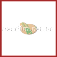 Магнит самоклейка Ø D12 mm х H1 mm (3м) на фото