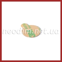 Магнит самоклейка Ø D15 mm х H1 mm (3м) фото 1