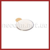 Магнит самоклейка Ø D20 mm х H1 mm (3м) фото 1