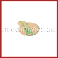 Магнит самоклейка Ø D20 mm х H1 mm (3м) фото 2