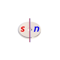 Фото 5 магита кольца с диаметральной намагниченностью