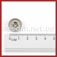 Магнит в метал. корпусе под потай A16, фото 1