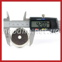 Магнит в метал. корпусе под потай A42, фото 5