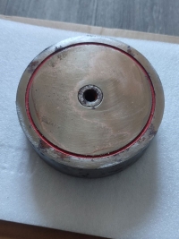 Поисковый двухсторонний магнит F=600*2  Premag с дефектом