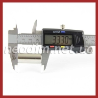 Магнит диск D 15х33.3 мм, фото 3