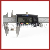 Магнит диск D 20-6 мм, фото 2