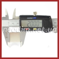 неодимовый магнит квадрат 20х20х2мм, фото 3