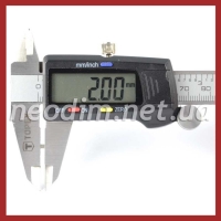 неодимовый магнит квадрат 2х2х1мм, фото 2