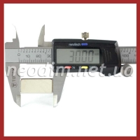 неодимовый магнит прямоугольник 30x14x10 мм, фото 2