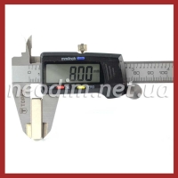 неодимовый магнит прямоугольник 30x8x5 мм, фото 3