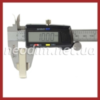 неодимовый магнит прямоугольник 40x10x4 мм, фото 3