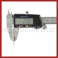 неодимовый магнит прямоугольник 40x20x2 мм, фото 4