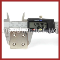 Магнит Ø 40x40x4 mm -7/3.5 mm x 4 потай