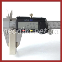 неодимовый магнит прямоугольник 50x25x12 мм, фото 4