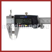 неодимовый магнит прямоугольник 7x6x1.5 мм, фото 3