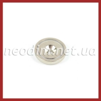 Магнит в метал. корпусе под потай A32, фото 1