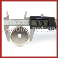 Магнит в метал. корпусе под потай A48, фото 3