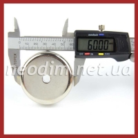 Магнит в метал. корпусе под потай A 60, фото 3