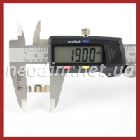 Магниты кольца ᴓ D19 - 9,5 x H6,4