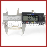 Магниты кольца ᴓ D36 - 18 x H6, фото 2